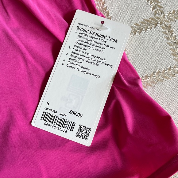 Lululemon sculpt cropped tank - Picture 3 of 6